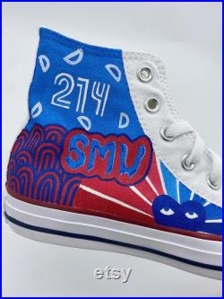 Hand Painted College University Converse