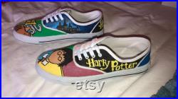 Hand-Painted, Custom shoes harrypotter