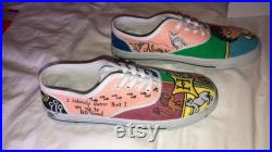 Hand-Painted, Custom shoes harrypotter