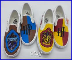 Hand-Painted Harry Potter House Vans