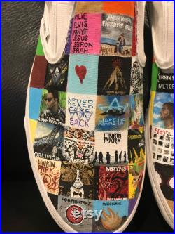 Hand Painted Music Album Shoes