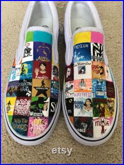 Hand Painted Musical Cover Shoes