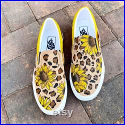 Hand Painted Skate Shoe Vans Customized