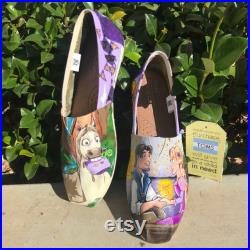 Hand Painted Toms Bobs custom shoes hand painted shoes customized custom kicks gift idea