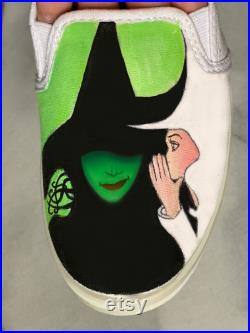 Hand Painted Wicked Musical Shoes Converse Vans Toms Christmas Gift