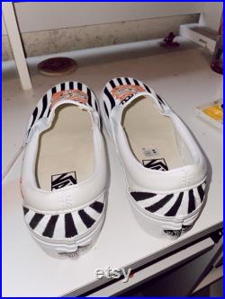 Hand painted Cage the Elephant Platform Vans