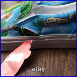 Hand painted disney shoes