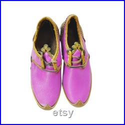 Harry Potter Shoes, Pink Handmade Yemeni Shoes, Earthing Shoes, Barefoot Shoes, Summer Shoes