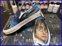 Harry Potter hand painted vans