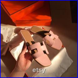 Hermes oran sandal ladies Gold tan flats all sizes 36 Eu to 42EU sandals 5 colors
