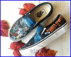 Horror movie shoes,horror fan,horror movies,Michael Myers,Halloween shoes ,Halloween the movie,horror addicts,custom vans shoes,vans shoes