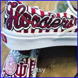 Indiana University Hoosiers custom sneakers