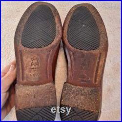 Italian Loafers Tassel Fringe Kiltie Mauri Mediterraneo Slip on Mens 9.5 Brown