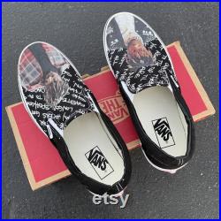 Juice Wrld Custom Sneakers Slip On Vans