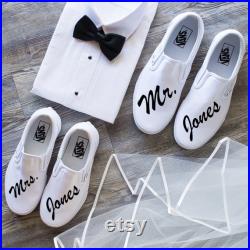 Just Married Wedding Shoes, Vans slip on, Bride and groom gift, wedding outfit, bridal party
