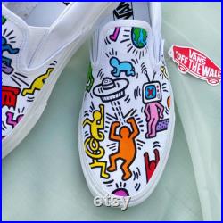 Keith Haring Slip-On Vans