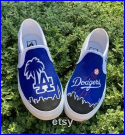 LA Dodgers Custom Vans