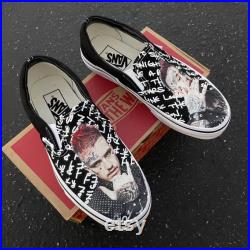 Lil Peep Custom Sneakers Slip On Vans