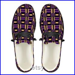 Loafer Royal Kente Academia Loafers Afro Futurism Formal Footwear Afrocentric Gifts Smart Casual Shoes Ankara Loafers African Kente Shoes
