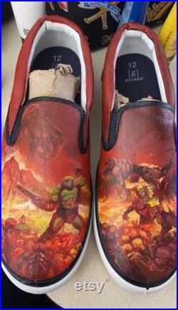 MESSAGE BEFORE BUYING- Custom Hand-Painted Shoes