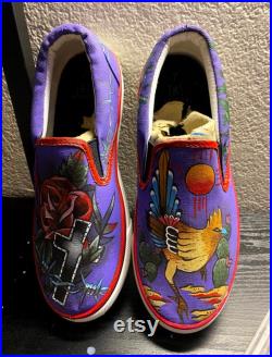 MESSAGE BEFORE BUYING- Custom Hand-Painted Shoes