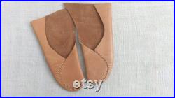 Made to Order Custom-fitted Leather Moccasins Heart Style Handmade Barefoot Shoes Softs-Sole Unisex size 34-37 EU 4-7 US
