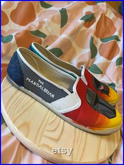 Mandalorian Hand Painted Shoes