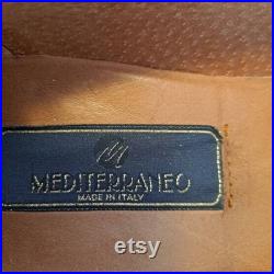 Mauri Mediterraneo Italian Loafers Tassel Fringe Kiltie Slip on Mens 9.5 Brown