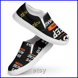 Men s Slip-on Canvas Shoes 245B Custom Apparel by Five Acre Ranch Designs, Matching Sets Available
