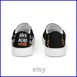 Men s Slip-on Canvas Shoes 245B Custom Apparel by Five Acre Ranch Designs, Matching Sets Available