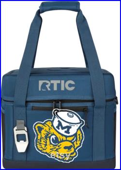 Michigan Bundle Custom Hey Dudes and Personalized RTIC Cooler Perfect for Wolverines Fans