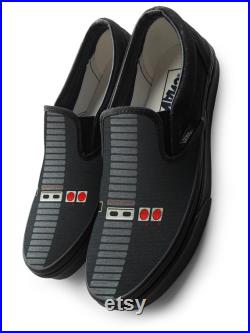 NES Controller Slip on Custom Vans Brand Shoes