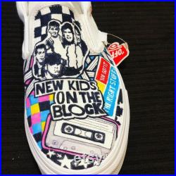 New Kids On The Block super fan sneakers