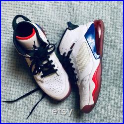 Nike Jordan Mars 270 White Red Blue CD7070-104 Mens 9.5 Pre Owned