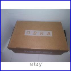 OBRA Slip-On Canvas Mens Sneaker Size 10 Black Black Obra Blue