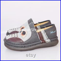 Owls Leather Shoes, Pure Craftsmanship WomenShoes, Wrestling Breathable,Women Shoes, Daily Versatile Shoes, Best Gifts
