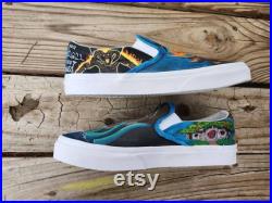 Painted Shoes LOTR Hand Painted Vans Converse Custom Shoes