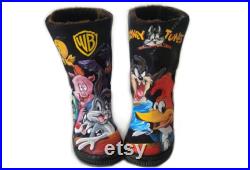 Personalized customization of shoes. To order. Custom shoes. Painting shoes. Cartoon customization. Toons. Looney Tunes