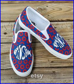 Phish Hand Painted Custom Shoes, Custom Vans, Converse, Toms