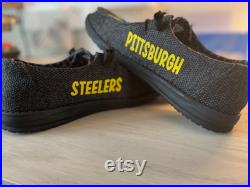Pittsburgh Steelers Hey Dude Custom Shoes