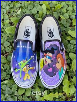 Powerline painted shoes