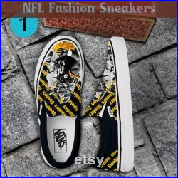 SALE OFF 10 Pittsburgh Steelers NFL Slip On Vans Hot Trend Shoes SVSONFL27