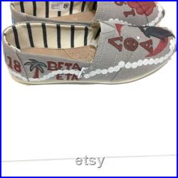 Sorority shoes Custom Hand Painted sorority Shoes made to order