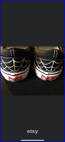 Spiderman Inspired Custom Shoes, Vans