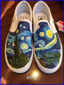 Starry Night Vans Gogh Slip-On Vans