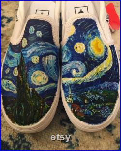 Starry Night Vans Gogh Slip-On Vans