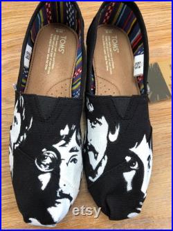 The Beatles custom painted shoes.