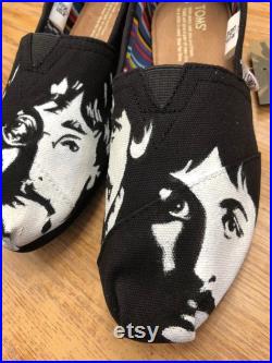 The Beatles custom painted shoes.