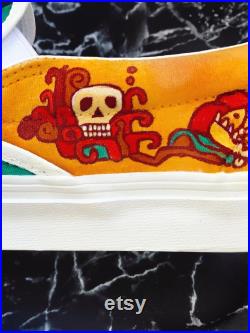 The Road to El Dorado Custom Painted Shoes Example