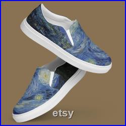 The Starry Night by Vincent van Gogh Men's Shoes